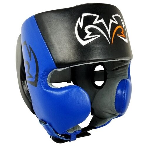 фото Шлем боксерский rival rhg20 traditional headgear, размер m, синий