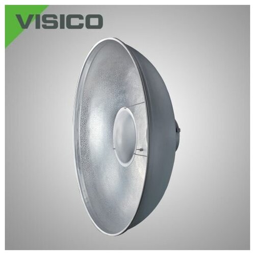 Фото - Портретная тарелка VISICO RF-550 55 см. серо-серебристая с байонетом Bowens. синхронизатор visico vc 801 tx для вспышек visico