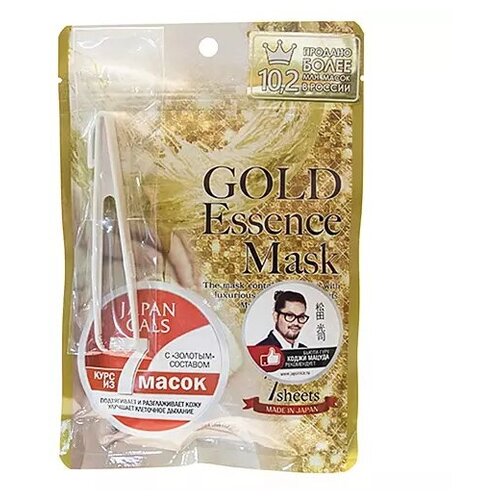 фото Japan gals маска с золотым составом - essence mask, 7шт