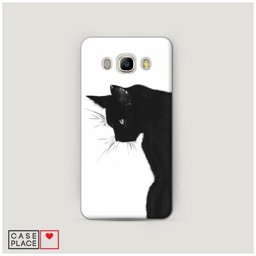 фото Чехол пластиковый samsung galaxy j5 2016 black cat case place