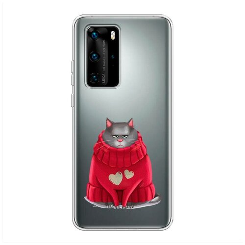 фото Силиконовый чехол "хлоя в свитере" на huawei p40 pro / хуавей п40 про case place