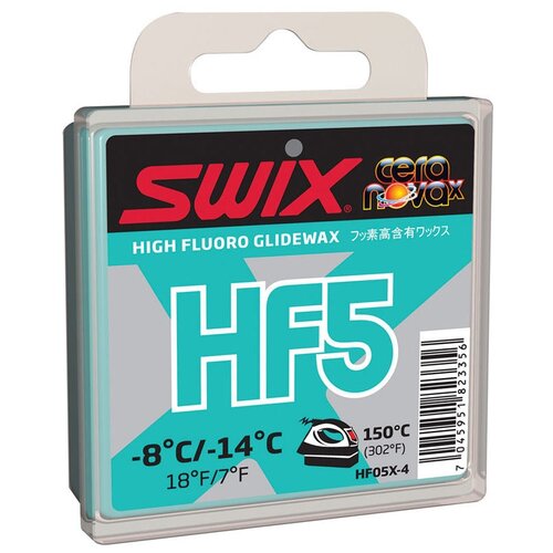 фото Парафин swix hf5 x -8c/ -14c, голубой, 40 гр.