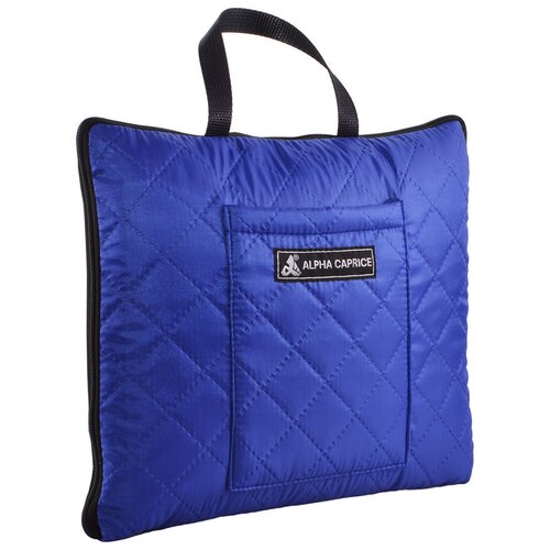 фото Плед - подушка - сумка для пикника 3 в 1 alpha caprice синий