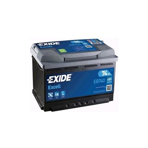 фото Аккумулятор exide excell eb740 74 ач 680а обр. пол.