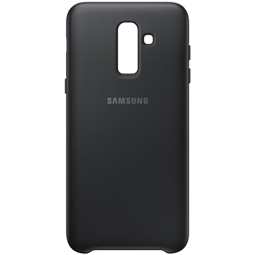 фото Чехол (клип-кейс) samsung для samsung galaxy j8 (2018) dual layer cover черный (ef-pj810cbegru)