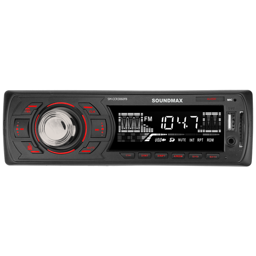 фото Автомагнитола soundmax sm-ccr3060fb, черный