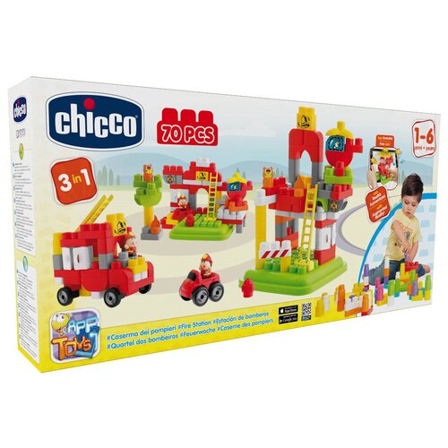 фото Конструктор chicco app toys 07424 пожарная станция