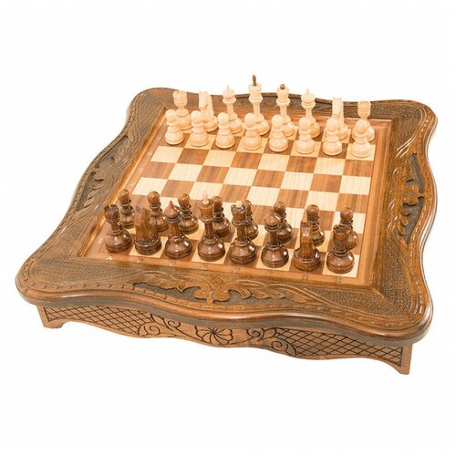 фото Haleyan шахматы в ларце 50см