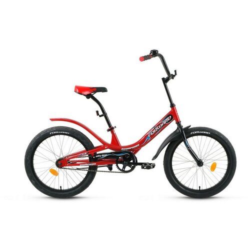 фото Детский велосипед forward scorpions 20 1.0 2020, синий/белый, рама 10.5"