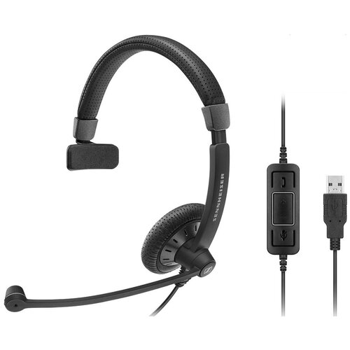 фото Компьютерная проводная гарнитура sennheiser sc 40 usb ms black