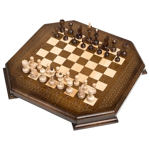 фото Haleyan шахматы резные восьмиугольные 30