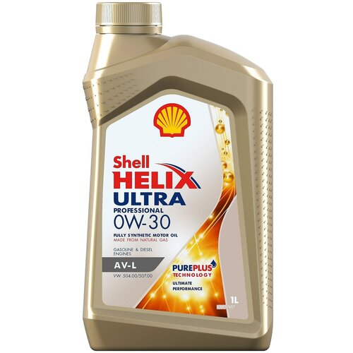фото Shell helix ultra professional av-l 0w-30 моторное масло 1л
