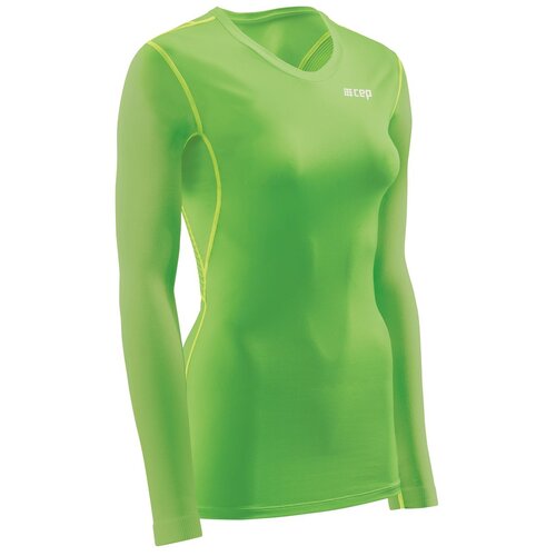 фото Женская футболка cep wingtech с поддержкой осанки medi, с длинными рукавами, xs лазурный-зеленый