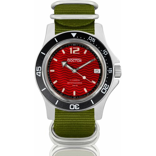 фото Наручные часы восток мужские наручные часы восток амфибия 13043а, зеленый