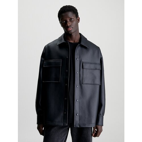 фото Куртка-рубашка calvin klein jeans, размер xl, черный