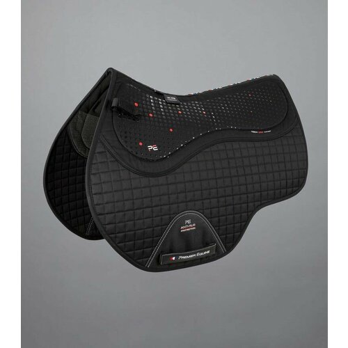 фото Вальтрап для лошади из хлопка антискользящий close contact tech grip pro anti-slip saddle pad - gp/jump square (черный) нет бренда