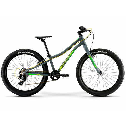фото Подростковый велосипед merida matts j.24+ eco, год 2023, цвет серебристый-зеленый