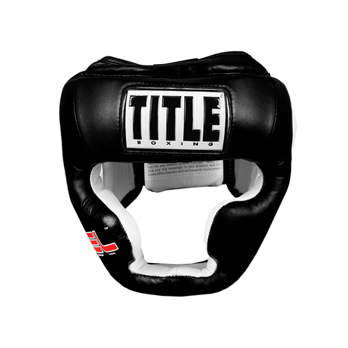 фото Боксерский шлем title boxing gel world full face black (m)