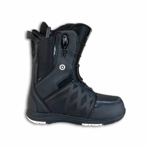 фото Ботинок для сноуборда atom team black/white, год 2023, размер 43