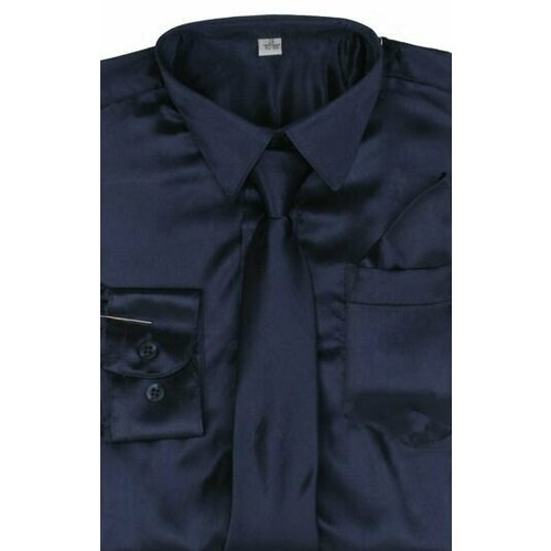 фото Школьная рубашка imperator, размер 116-122, синий