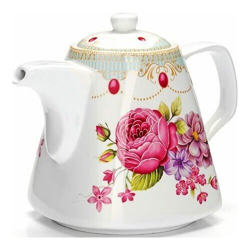 фото Заварочный чайник loraine 1.1 л цветы (26548)
