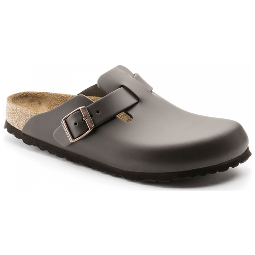 фото Мужские сандалии birkenstock boston leather коричневый , размер 40 eu