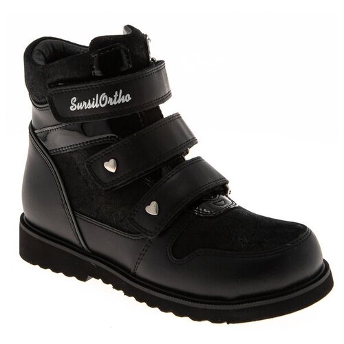 фото Ботинки для девочки sursil ortho 23-281 размер 30 цвет черный sursilortho