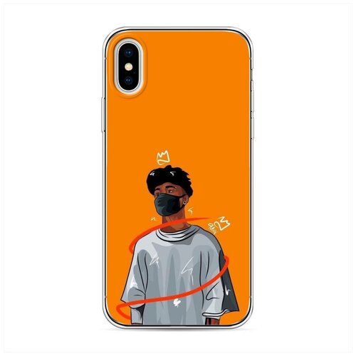 фото Силиконовый чехол "в маске 1" на apple iphone x/xs / айфон x/xs case place