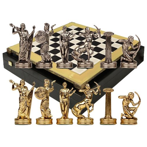фото Шахматный набор греческая мифология размер: 36*36*2,5 см manopoulos