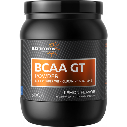 фото Аминокислоты strimex sport nutrition bcaa gt powder (500gr) лимон