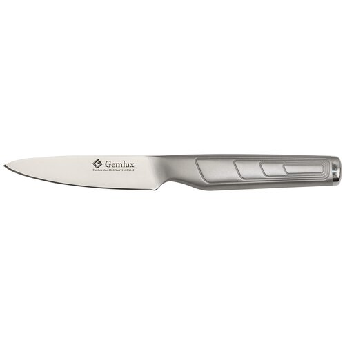 фото Нож для овощей gemlux gl-pk4, лезвие 10 см, серебристый