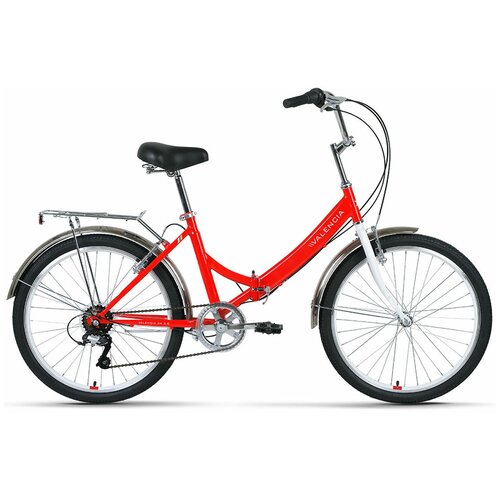 фото Велосипед forward valencia 24 2.0 (24" 6 ск. рост. 16") 2022, черный/оранжевый, rbk22fw24075