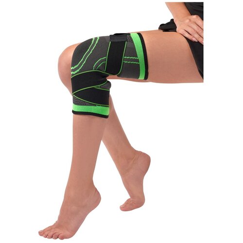фото Суппорт на колено, с утяжкой, бандаж на коленный сустав, наколенник, ортез, фиксатор после травмы bradex