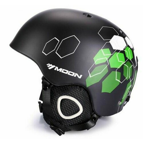 фото Шлем для горных лыж и cноуборда moon helmet green