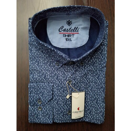 фото Рубашка castelli, размер 7xl, синий
