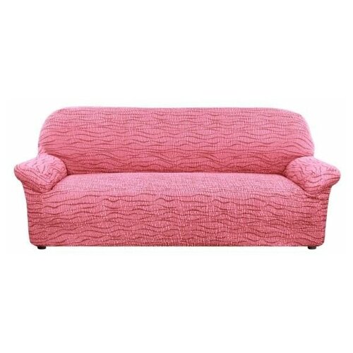 фото Чехол для мебели: чехол на 4-ех местный диван "тела" ридже бордовый еврочехол