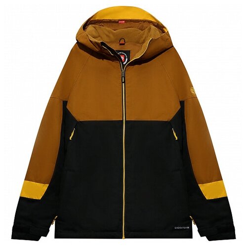 фото Куртка 686 static insulated jacket размер m, golden brown colorblock