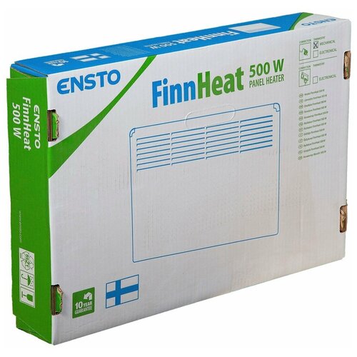 фото Конвектор электрический ensto finnheat bluetooth 500вт, электронный термостат, вилка