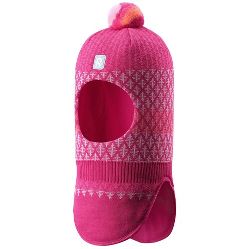 фото Балаклава шлем reima зимняя, размер 46, фуксия, розовый