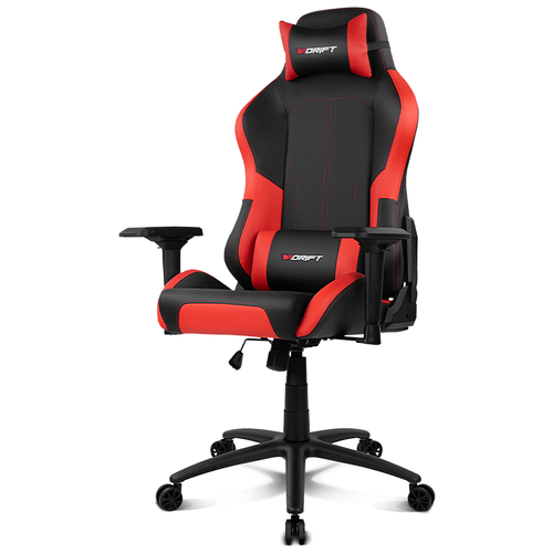 фото Компьютерное кресло drift dr250 игровое, обивка: искусственная кожа, цвет: черный-карбон