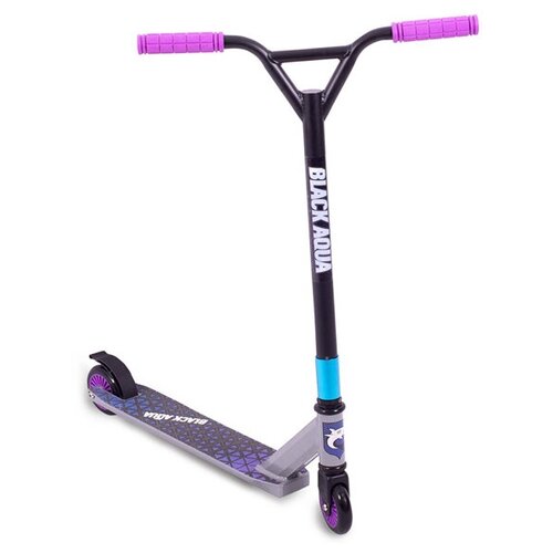 фото Самокат black aqua stunt scooter-3 black-purple