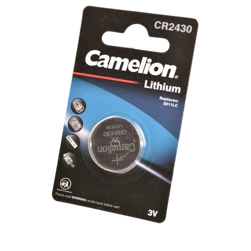 Camelion Батарейка Camelion CR2430-BP1 батарейка camelion cr2430