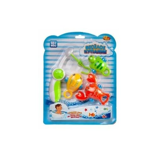 фото Набор "веселое купание" - сачок и 4 фигурки junfa toys