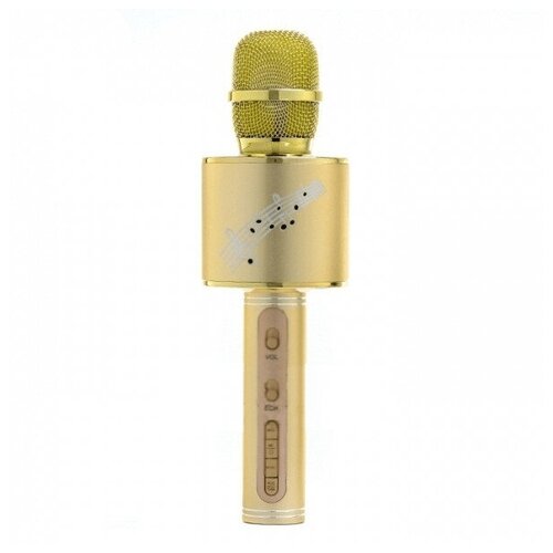 Беспроводной караоке-микрофон Magic Karaoke YS-66, золотой микрофон для караоке magic acoustic ma3001be superstar синий