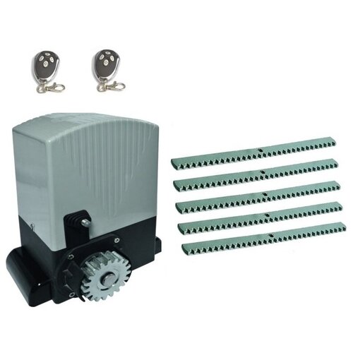 фото Автоматика для откатных ворот an- motors asl500kit- kr5, комплект: привод, 2 пульта, 5 реек an-motors