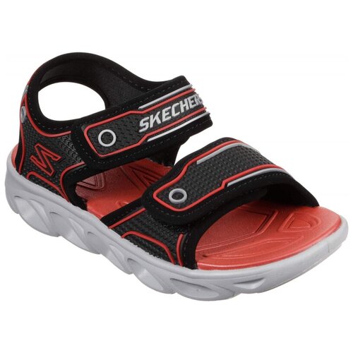 фото Сандалии skechers 90522l-bkrd hypno-splash для мальчика, цвет красный, размер 30