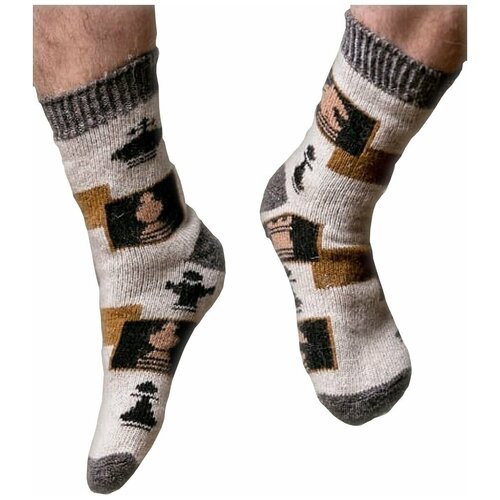 фото Носки шерстяные бабушкины носки n6r90-1 размер 41-43
