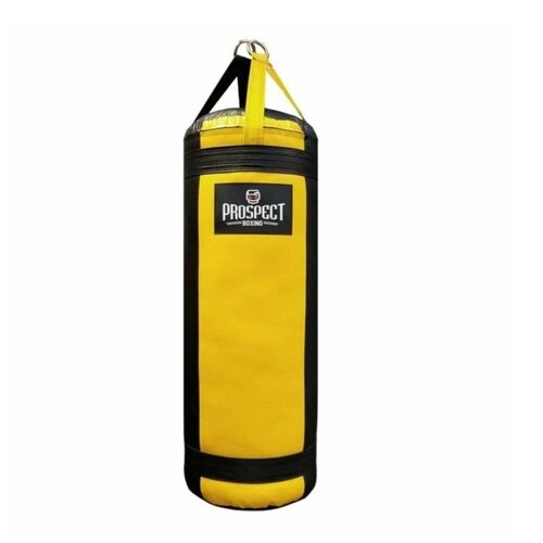 фото Вертикальный боксерский мешок prospect boxing 130*40 см 45кг бело-черный