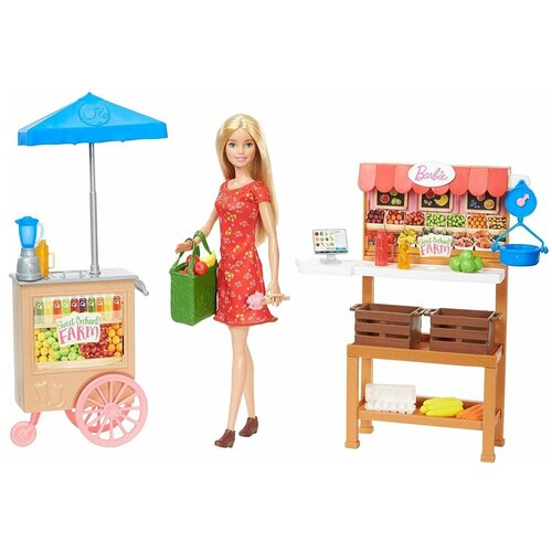фото Barbie mattel игровой набор барби - ферма, рынок (barbie sweet orchard farm)