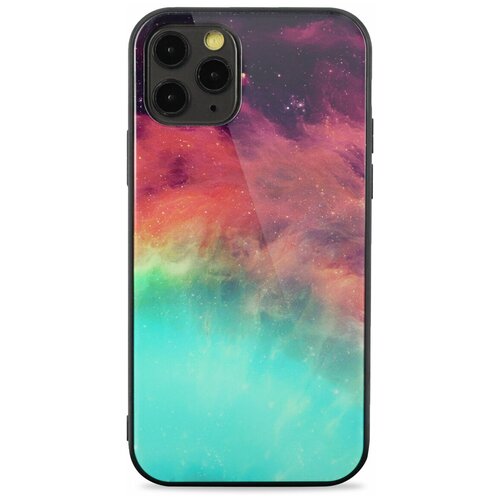 фото Чехол для iphone 11pro max mix glass (туманность) pastila